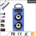 Altavoz de diseño clásico KBQ-606 10W con luz LED / USB / TF / FM